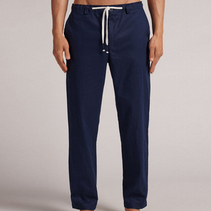 Pantaloni in <span class=keywords><strong>lino</strong></span> e cotone pantaloni con coulisse per <span class=keywords><strong>uomo</strong></span> pantaloni in tessuto su misura Casual <span class=keywords><strong>da</strong></span> <span class=keywords><strong>uomo</strong></span> tasche pantaloni sostenibili vestiti <span class=keywords><strong>da</strong></span> <span class=keywords><strong>uomo</strong></span> - Product Image 5