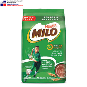 MILOo, какао-порошок, 200 г, упаковка для наполнения, шоколадный солодовый напиток, Халал, NESTLEe, малазийский контейнер для смешивания, самая дешевая картонная Бесплатная наклейка, этикетка - Product Image 1