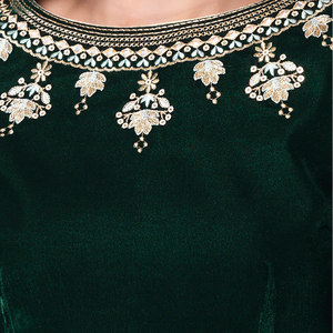 Les plus exigeants à la mode cousu femmes robes décontractées lourd brodé mariage porter costume pour les fêtes Boutique Collection - Product Image 6