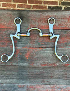 Vente en gros en usine d'embout buccal en laiton en acier inoxydable embouts de correction de rouleau sautant équitation OEM Western-Offre Spéciale - Product Image 1