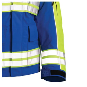 Safety Wear <b>Winter</b> Waterproof Hi Vis Safety Jacket with Long Sleeves Reflective Work-wear for Outdoor Safety Jackets for Unisex - Product Image 3