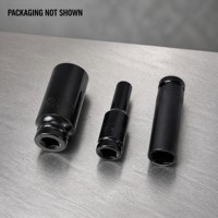 Juego de Llaves de Impacto Profesionales de 8mm*78mm (1/2 Pulgada) con Vaso de Impacto de 1/2 Pulgada para Uso en Talleres