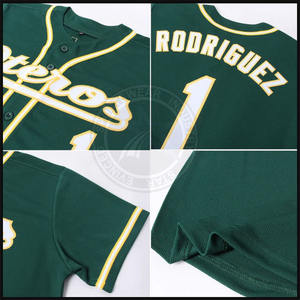 Camisetas de béisbol con estampado de logotipo personalizado de alta calidad, camiseta de béisbol con estampado de sublimación para hombre de diseño profesional - Product Image 4