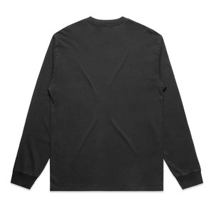 T-shirt à manches longues en coton épais pour homme, col rond, coupe décontractée, style minimaliste et doux - Product Image 4