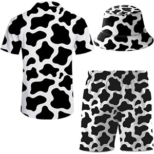 Camisa Personalizada de Verano de Color Sólido para Hombre, Pantalones Cortos de Manga Corta con Solapa, Ropa de Calle Informal, Conjunto de Dos Piezas - Product Image 2