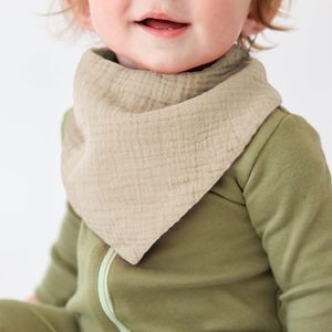 Baberos Bandana 100% Algodón Antibacterianos Ecológicos Unisex para Bebé, Juego de Baberos con Cierre de Botón a Presión para Niños y Niñas, Varios Modelos - Product Image 3
