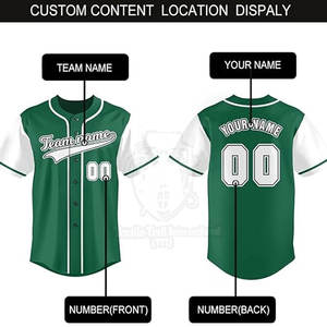 Maillot de baseball respirant 100% polyester, dernier style, vente en gros, design personnalisable, séchage rapide - Product Image 4