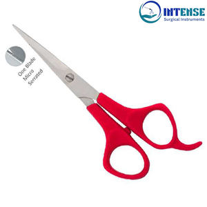 Ciseaux de coiffeur avec logo personnalisé Ciseaux de cheveux de luxe noir mat 6,5 pouces Ciseaux de coiffeur en acier à haute teneur en carbone ultra-pointus pour hommes et femmes - Product Image 2