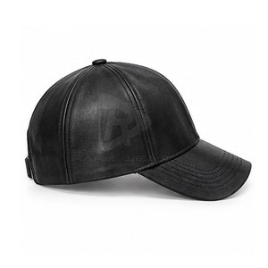 Chapeau en cuir pour homme de haute qualité, chapeau décontracté en cuir pour l'extérieur, design ajustable, fabrication sur mesure, haute qualité - Product Image 4