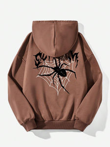 เสื้อฮู้ดผู้หญิงแบบหูรูดลายกราฟิกแบบมีฮู้ดสำหรับสตรีทเสื้อสเว็ตเชิ้ต - Product Image 6