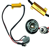 Nuevo Kit de Resistencias de Carga LED 1156, 2 Piezas, 50W, 6 Ohmios, 12V, Decodificador Canbus PA, Ajuste Universal, Arnés de Cableado con Certificación CE ROHS