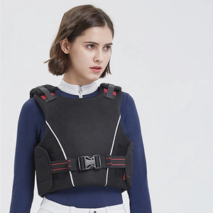 Último diseño personalizado logotipo impresión OEM ODM 2025 profesional equitación mujeres chaleco de seguridad - Product Image 2