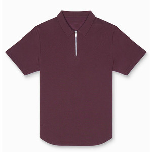 Polo para hombre, Polo de secado rápido de 4 vías con cremallera elástica, Polo transpirable sólido, ropa de Golf, camisas, polos - Product Image 2