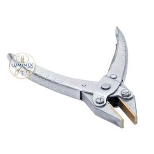Pince à bec plat en acier inoxydable LUMINEX IMPEX Lub=77, légère, pour la fabrication de bracelets et la création de bijoux DIY, outils et équipements de bijouterie - Product Image 3