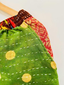 Shorts Kantha de Algodón Vintage Hechos a Mano al por Mayor, Transpirables, de Secado Rápido, Cintura Media, con Cordón, para Viajes, Yoga, Unisex, Ropa de Playa - Product Image 6