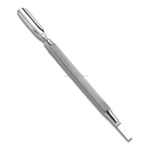Empujador de Cutículas Profesional de Doble Punta Recta de Acero Inoxidable Reutilizable de Kaneka Enterprises para Limpieza de Uñas, Manicura y Pedicura - Product Image 2