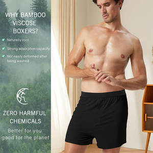 Boxers en coton et élasthanne de haute qualité pour hommes - Sous-vêtements confortables avec des caractéristiques de séchage rapide et respirantes - Product Image 5