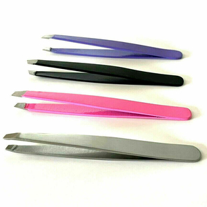 Tondeuse d'impression colorée professionnelle épilation pince à faux cils pince à sourcils inclinée pour la beauté - Product Image 3