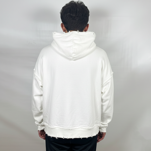 Sweat-shirt décontracté d'hiver 100% coton Pull et capuche avec option de logo personnalisé Sweat-shirts basiques surdimensionnés à la mode - Product Image 2