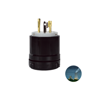 ¡Gran oferta! Enchufe DIN de bloqueo NEMA de 20A 125/250V, enchufe de salida de bloqueo, adecuado para, NEMA, 2 A,/V - Product Image 1