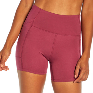 Pantalones cortos de yoga Premium para mujer, tela suave transpirable, gran oferta, pantalones de gimnasio y correr de Color sólido - Product Image 1