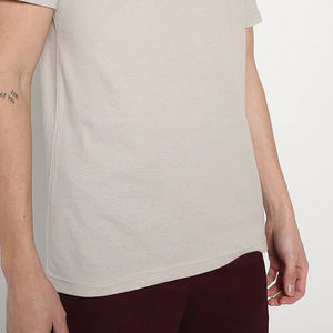 La mejor última moda, camiseta de hombre de Color sólido para adultos, transpirable, diseño OEM personalizado, Camiseta lisa de secado rápido para hombre - Product Image 3