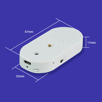 Module de puce musicale vocale enregistrable activé par capteur de lumière avec haut-parleur pour animaux en peluche et enregistreur vocal pour boîte cadeau DIY