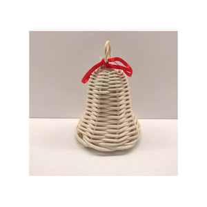 Precio al por mayor Campana de ratán natural Decoración del árbol de Navidad para la decoración del hogar Estilo vintage Tamaño personalizado OEM/ODM - Product Image 5