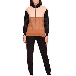 Quantité minimale de commande bas Design personnalisé femmes survêtements utilisation en extérieur femmes vêtements femmes couleurs unies survêtement - Product Image 1