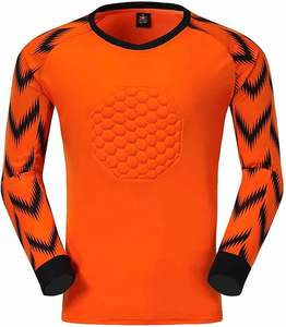 Las mejores camisetas de portero de fútbol de manga larga para hombres, conjunto de pantalones de Jersey de portero acolchado, kit de uniforme de portero personalizado para servicio OEM - Product Image 4