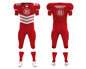 ชุดเสื้อเจอร์ซี่อเมริกันฟุตบอลพิมพ์ลายชุดเสื้อกางเกงระบายอากาศสำหรับทีม - Product Image 4