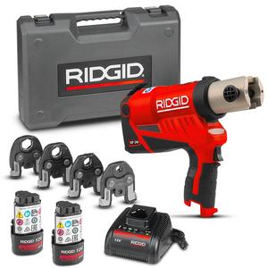 Kit d'outils de presse compacte Ridgid 12V 2.5Ah (60913) outils de coupe personnalisables à 4 mâchoires pour assemblage de machines de bricolage industrielles OEM - Product Image 3