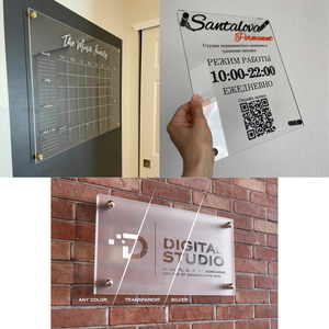 Panneau acrylique découpé sur mesure avec impression UV haute définition pour signalétique de logo, exposition et présentation, provenant d'une usine d'impression au Vietnam - Product Image 2