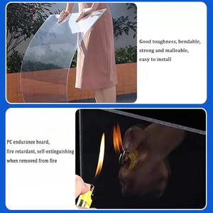 ألواح بولي كربونات شفافة 4 مم رائجة البيع للعزل الحراري في الأسقف - Product Image 4