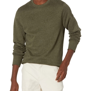 Sudadera de hombre Fleece Inside Pullover 100% Algodón Peso pesado Cuello redondo Jersey de manga larga Hombres Sudaderas transpirables Hombres - Product Image 2