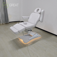 Table de massage professionnelle haut de gamme pour salon de beauté, spa, électrique, incurvée, confortable, portable, usage commercial, hôtel