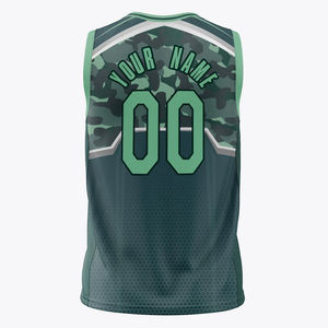 Maillot de basket-ball unisexe à logo personnalisé vêtements de sport en polyester respirants à séchage rapide ensembles d'uniformes de basket-ball numériques en tailles XXS XS - Product Image 3