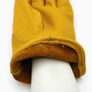 Guantes de cuero para conducir sin forro Guantes de seguridad para conductores - Product Image 4
