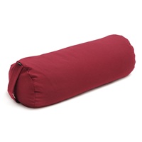 Cojín redondo de alta calidad para asiento de masaje de espalda lavable con cascos de trigo sarraceno uso de terapia almohada de tela