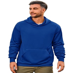 Sweats à capuche pour hommes grande taille de haute qualité 100% coton Logo personnalisé motif solide à épaules tombantes pour la saison d'automne - Product Image 5