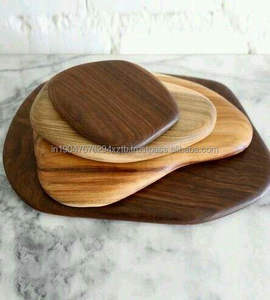 Bloc à découper rectangulaire en bois d'acacia massif de qualité durable, écologique, lavable au lave-vaisselle, fait à la main, épaisseur personnalisée, Rajasthan Home - Product Image 6