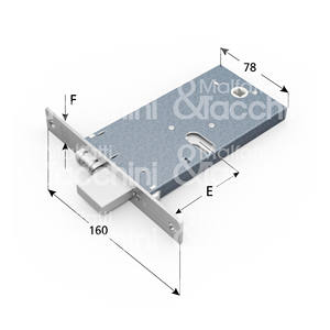 ตัวล็อคสำหรับสายปรับระดับได้และไม่รวมกระบอกสูบรูปไข่ด้านหน้าทำจากสเตนเลสสตีล - Product Image 1