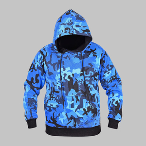 Manufacture Custom Design Winter Hot Sell Men's Solid Hooded Fleece Hoodies Sweatshirts Casual 100% Cotton Pocket Oversized - Product Image 2