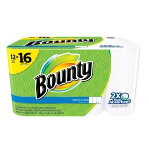Toallas de papel Bounty Select-a-Size, blancas, 12 rollos (paquete de 1) - Product Image 5