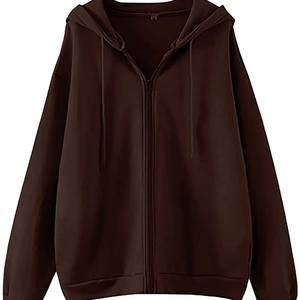 Sweats à capuche à manches longues pour femmes de haute qualité Impression personnalisée haut de gamme sur des sweats en cuir uni respirant pour une utilisation en extérieur - Product Image 1