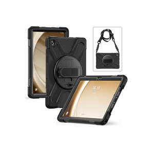 Étui en silicone robuste antichoc Netzy SAFA Defender pour Samsung Galaxy Tab A9 Plus, coque arrière pour tablette, housses et étuis - Product Image 3