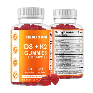 Kalsium Magnesium Gummies dengan Vitamin D3 60pc suplemen makanan untuk kesehatan tulang mendukung anak-anak dan remaja