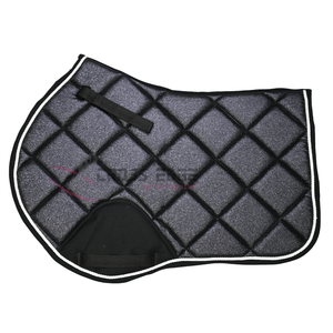 Tapis de selle de cheval anglais de qualité supérieure respirant élégant équestre paillettes cheval oreille bonnet insonorisé sabot Protection bottes - Product Image 1