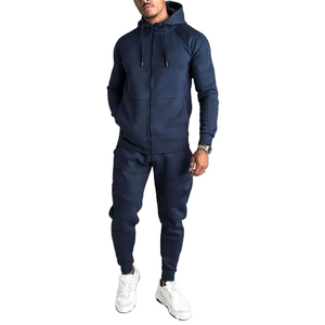 2024 Trajes de sudor personalizados con conjuntos de logotipo Chándal Hombres Ropa personalizada para hombre Chándal con cremallera completa ODM - Product Image 1