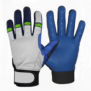 Wholesale <b>Baseball</b> Batting <b>Gloves</b> Custom Logo Premium Grip Durable Leather Adult Youth Practice Match <b>Gloves</b> - Product Image 5